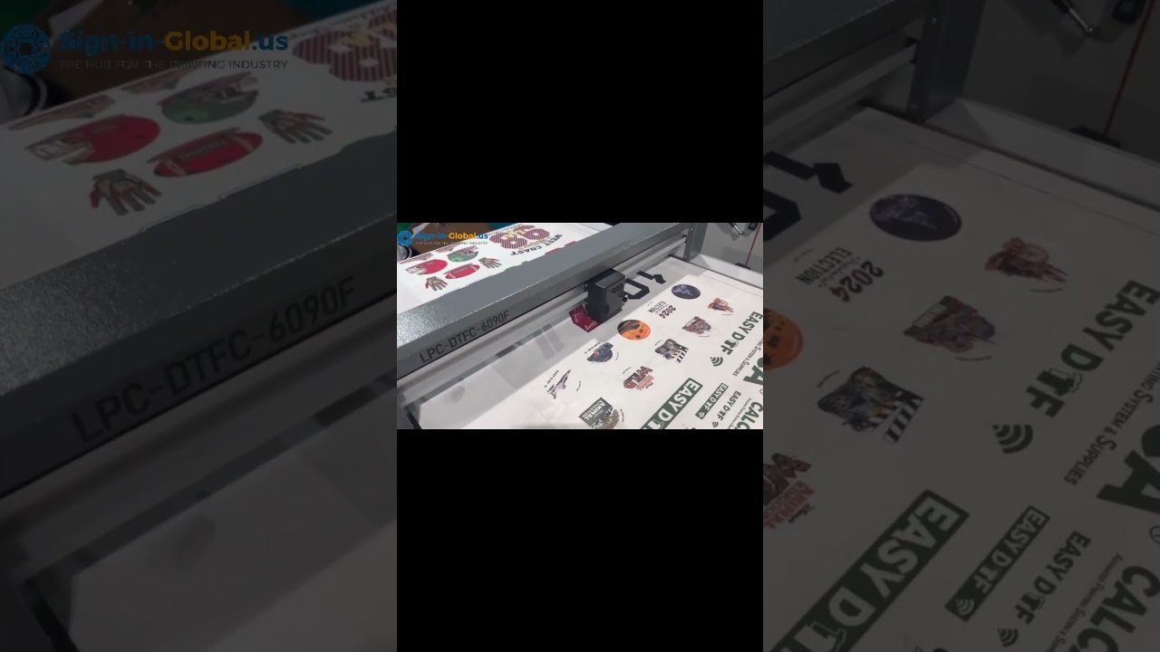 CALCA 32" x 36" Auto Fed Flatbed Digital Cutter Roll Cutter for DTF Printing Film 