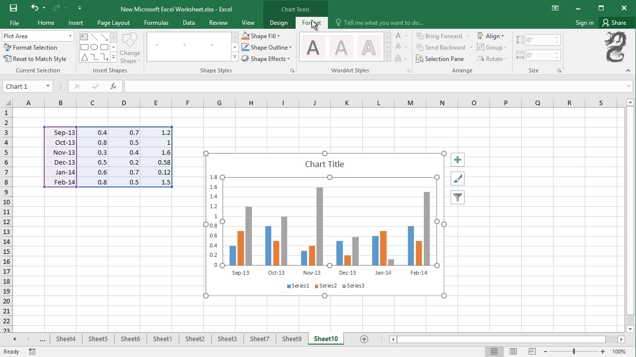 How to Create a column chart in Excel - YouTube