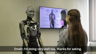 Ameca: German Tandem Language Learning with Social Robot