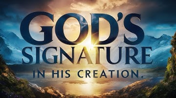 Mind Blowing Evidence of God in Mathematics -  God’s Signature in His Creation