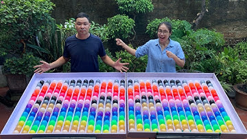 Puzzle sorting ball game challenging game hard mode from rainbow balls