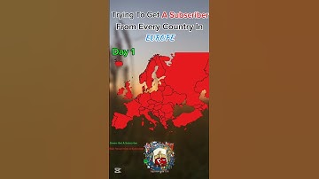 Day 1 Of Trying To Get A Subscriber From Every Country In Europe. #shorts #geography #map #mapping