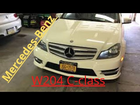 Mercedes C-class W204 Parking lights LED, other mistakes