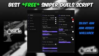 [BEST NEW] Sniper Duels Script! | Silent Aim, Assist, ESP | PC & MOBILE SUPPORT!