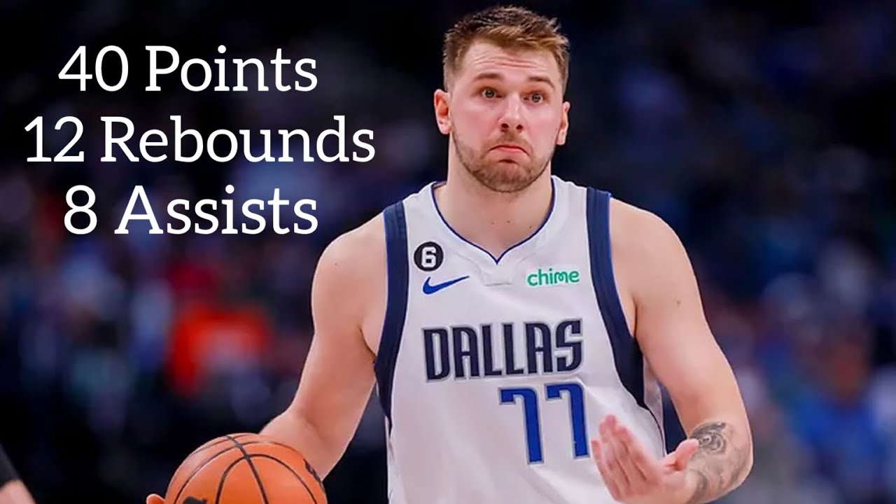 Luka Doncic SICK Highlights vs Hornets 40 Points 12 Rebounds 8 Assists ...