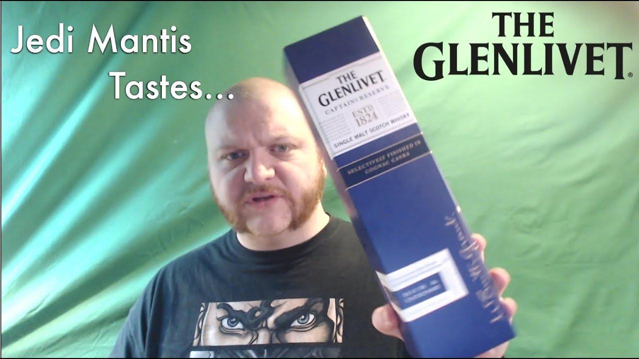 Jedi Mantis tastes Glenlivet Captains Reserve