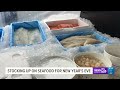 Stocking up on seafood for New Year's Eve