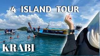 4 Island Tour in Krabi Visiting some of the best beaches in Thailand | Vlog 2023 | Ep5