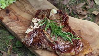 Steak with Board Sauce | Camp Meal Cooking by Incognito Kitchen 6,452 views 4 years ago 6 minutes, 10 seconds
