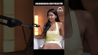 Does Akanksha actually do PAID PR? 😱 #akanksha #paidpromotions
