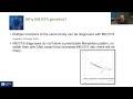 ME/CFS Research Roadmap Webinar - Genomics and Genetic Susceptibilities