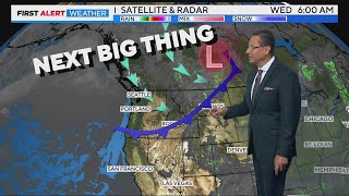 A slight chance for late day storm with moisture packed cold front hitting on Thursday