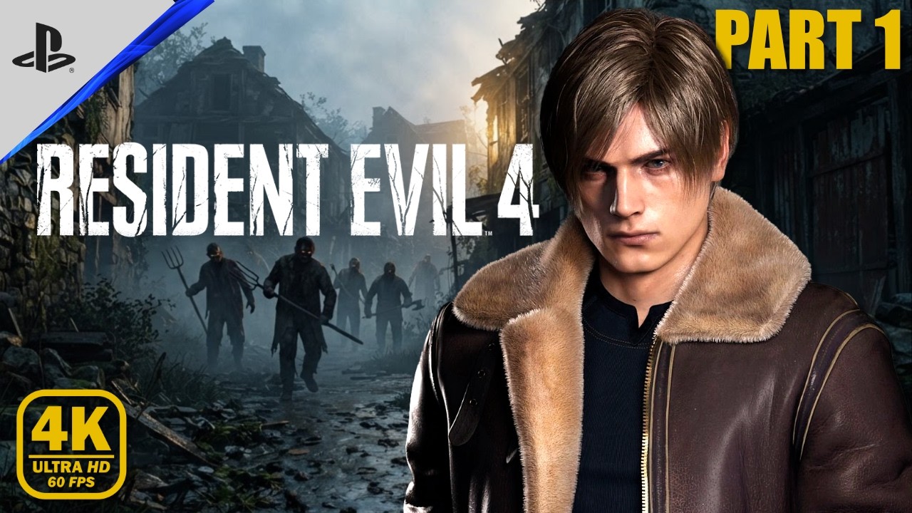 Resident Evil 4 Remake | Let's Play! - Part 1 (4K) [No Commentary]