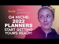 How To Make 2022 Planners To Sell On Amazon KDP - Low Content Book Tutorial