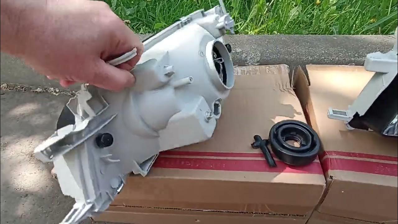 Тойота карина Е 1991-1997 фары хрустальные новые - YouTube