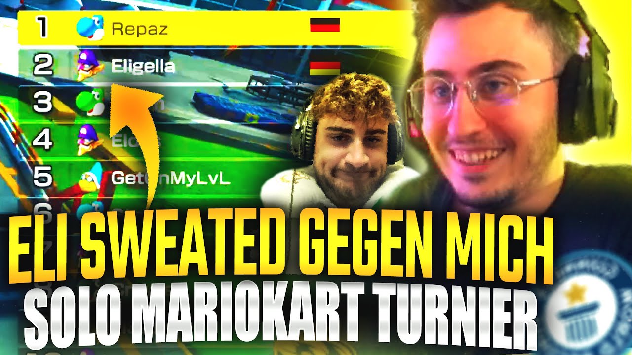 ELI BESSER als ICH im SOLO MARIOKART TURNIER?!😳👑Repaz