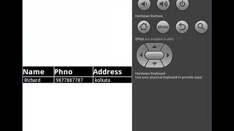 How to create TableLayout in Android 185