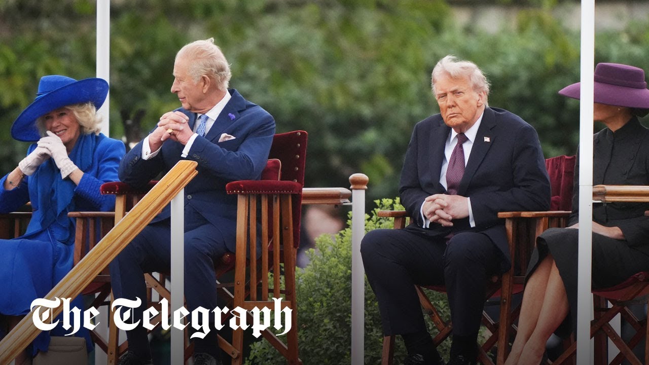 Live: The Royal Family Welcomes Trump to Windsor