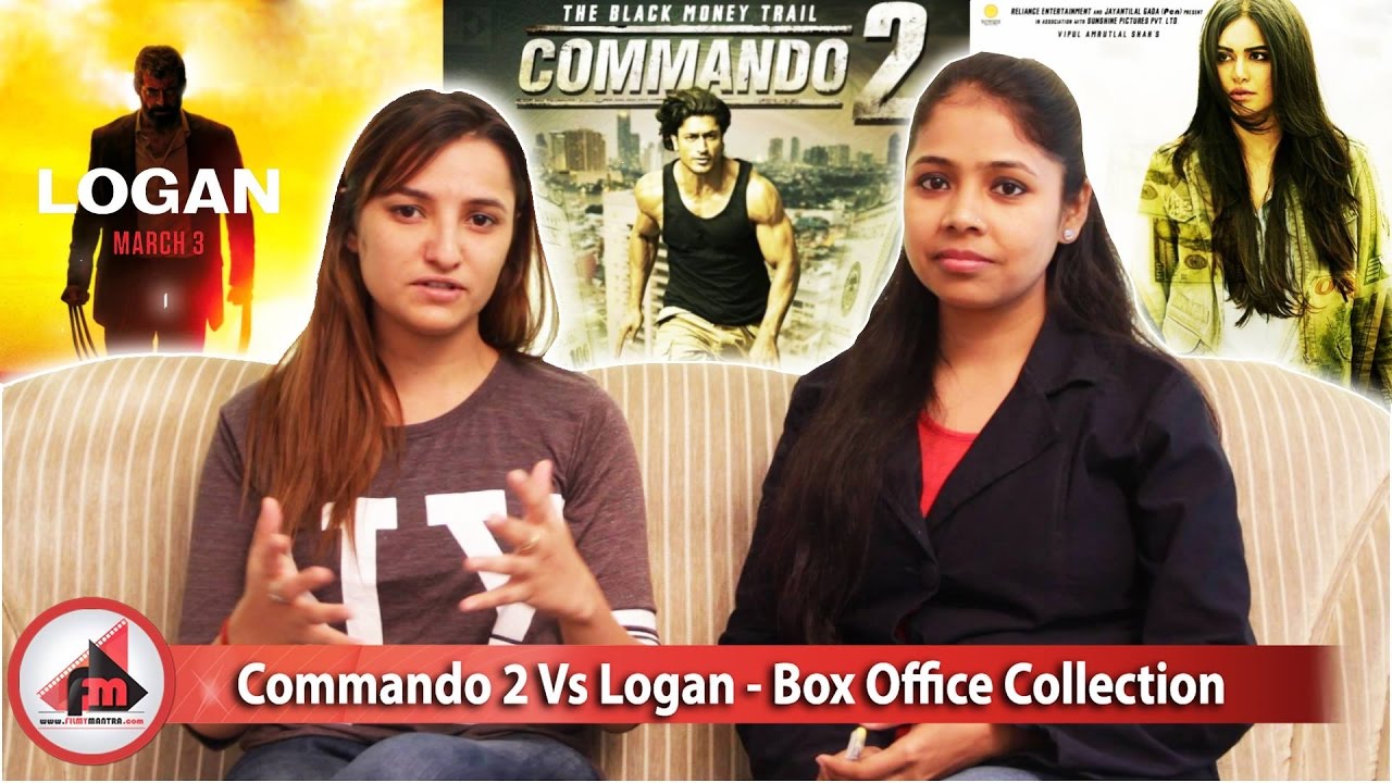 Commando 2 Vs Logan - 1st Weekend Box Office Collection