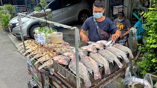 Sold Out Fast! 20 Years of Grilling Fish Next to his House  Thai Street Food