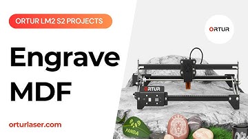 How to Engrave MDF with Ortur Laser Master 2 S2 | LaserGRBL