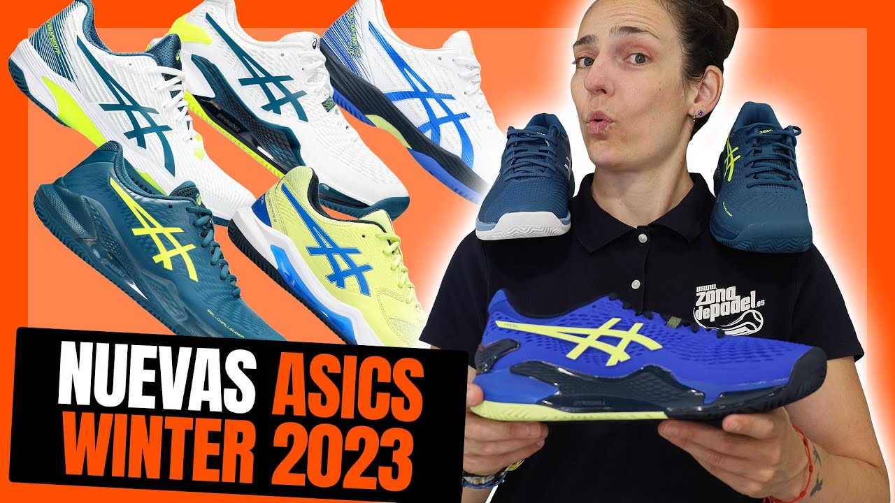 Asics padel shoes collection - Winter 2023 new models to play 