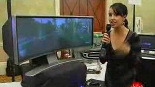 CES 2008 - Alienware Curved Monitor 2008