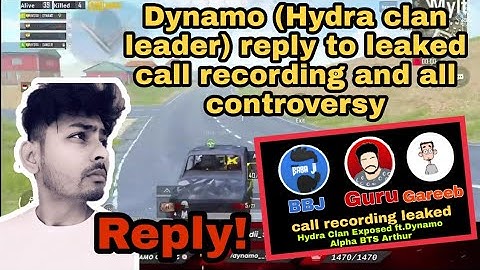 Dynamo reply to leaked call recording | Dynamo talks about all controversies | Dynamo reply to BBJ