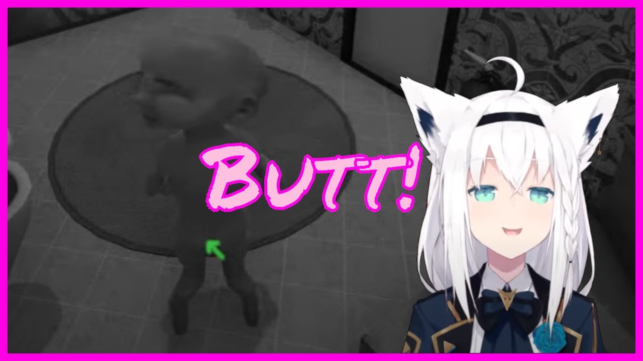 Fubuki observes paintings morbin'  [Hololive]