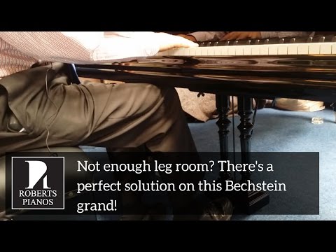 Not enough leg room? There's a perfect solution on this Bechstein grand!