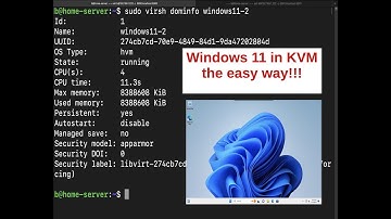 Windows 11 in KVM the Easy Way | Linux Virtualization