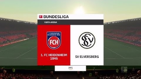 Heidenheim X SV Elversberg | Bundesliga - Playoff de Rebaixamento | Jogo de ida | FC 25 PS5 4K