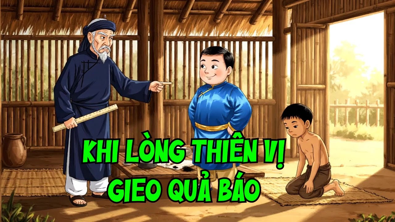 Thước Ngà – Gậy Tre | Khi lòng thiên vị gieo quả báo - Truyện Xưa Nhân Quả Báo Ứng Khi Mất Lòng Ngay