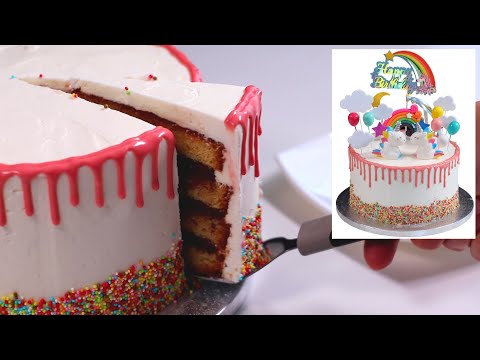 Torta di Compleanno Drip Cake Ricetta e Decorazione