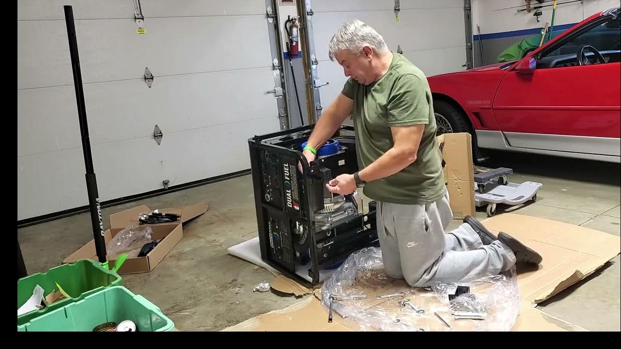 Duromax XP13000EH Generator Unboxing & assembly YouTube