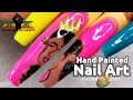 NAIL ART &amp; BLACK HISTORY 🎨📚 || POLYGEL GIVEAWAY WINNER 😃 || BLACK HISTORY MONTH ART collab