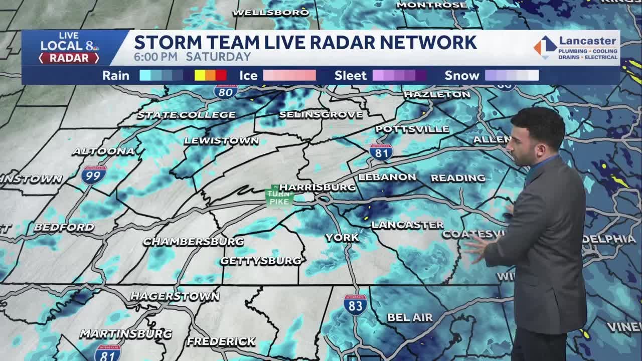 Wet end to our Saturday, drier Sunday; cooler highs - YouTube