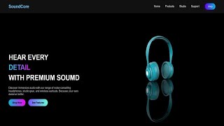 Build a STUNNING Headphones Website in 16 Minutes with HTML & CSS