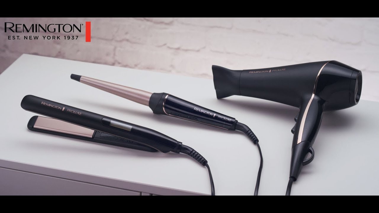 Remington PROLuxe Midnight Edition Series - AC9140B, S9100B \u0026 CI91W1B -  YouTube