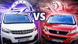 Opel Zafira VS Peugeot Traveller | Детальный обзор.
