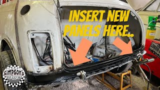 BOOT FLOOR & BACK PANEL  Classic Mini Mayfair Restoration