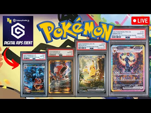 LIVE Pokemon Digital Rips! FRIDAY NIGHT MEGA STREAM!