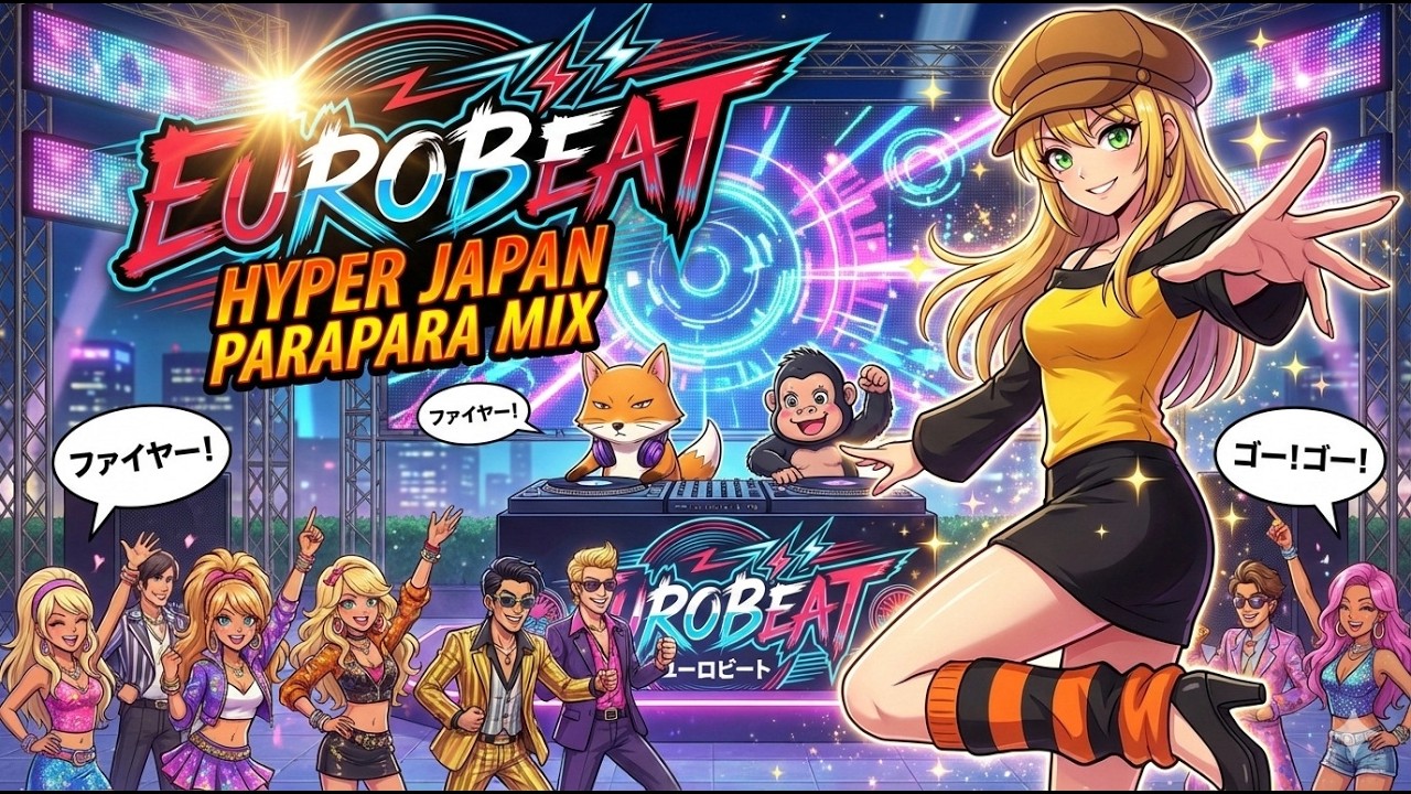 ユーロビート】EUROBEAT DJ Kenichi Hyper Japan ParaPara Mix