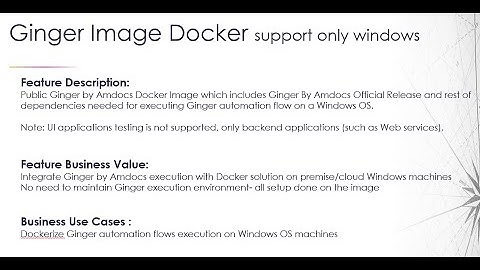 Ginger Image Docker