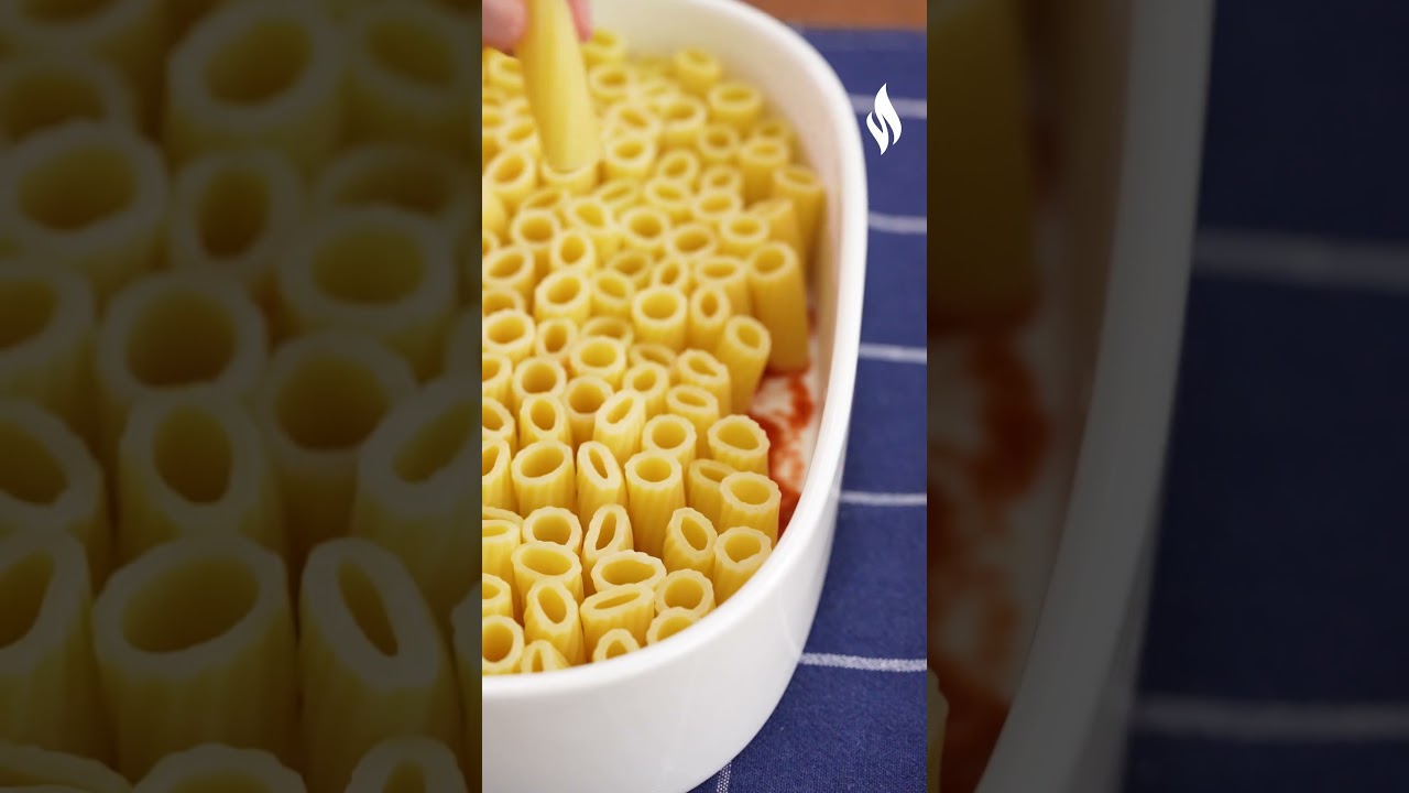 Fırında Kıymalı Soslu Makarna Tarifi ???????? Nefis Yemek Tarifleri #shorts