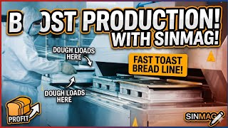 SINMAG Toast Bread Make Up Line: Full Automatic Production Demo