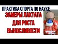 Как измерять лактат для тренировок выносливости по лактату