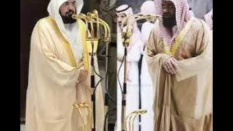 تلاوة من سورة المائدة من تهجد عام 1418 بصوت الشريم والسديس