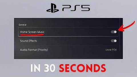 Turn Off PS5 Menu Music in 30 Seconds (Full Guide)