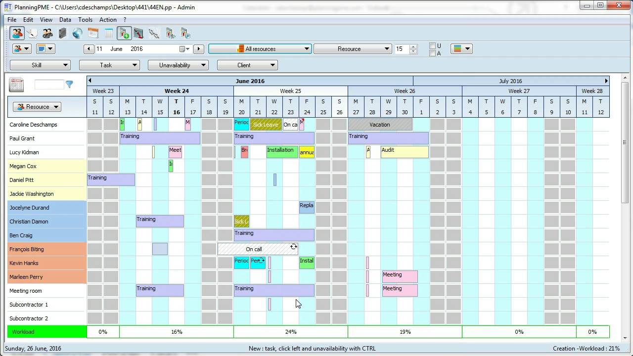 Share your PlanningPME agenda to Outlook calendar - YouTube